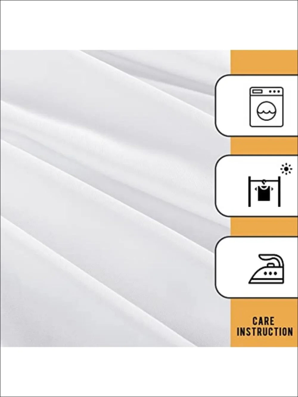 2 Pack Fitted Tablecloths for 6 Foot Rectangle Tables Water Resistant Polyester